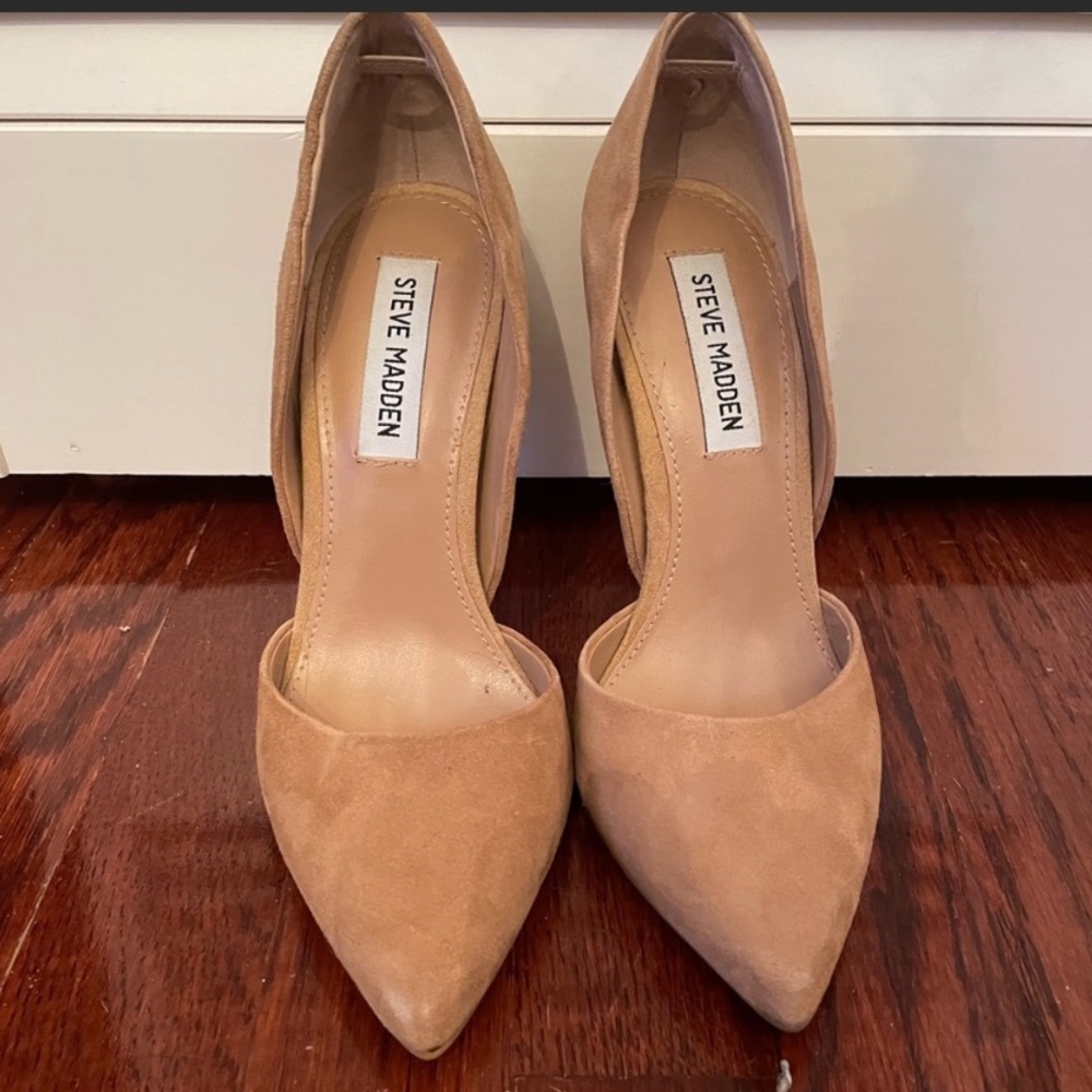 Tan Suede Heels